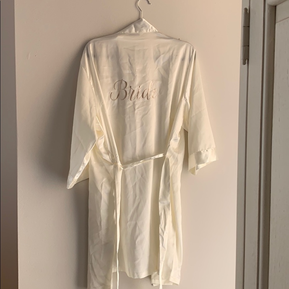 Ivory Bride Robe